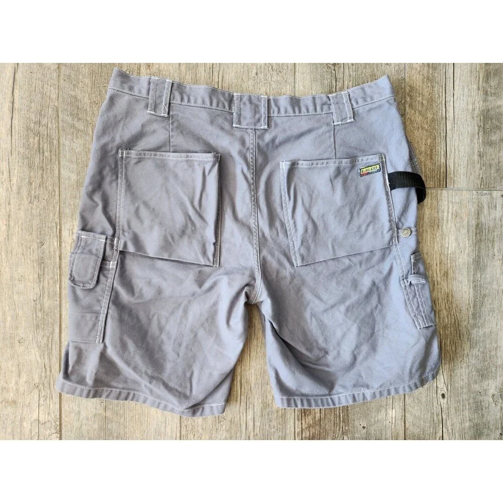 New Blaklader Craftsmen Carpenter  Cargo Construction Workwear Belt Shorts SZ 38